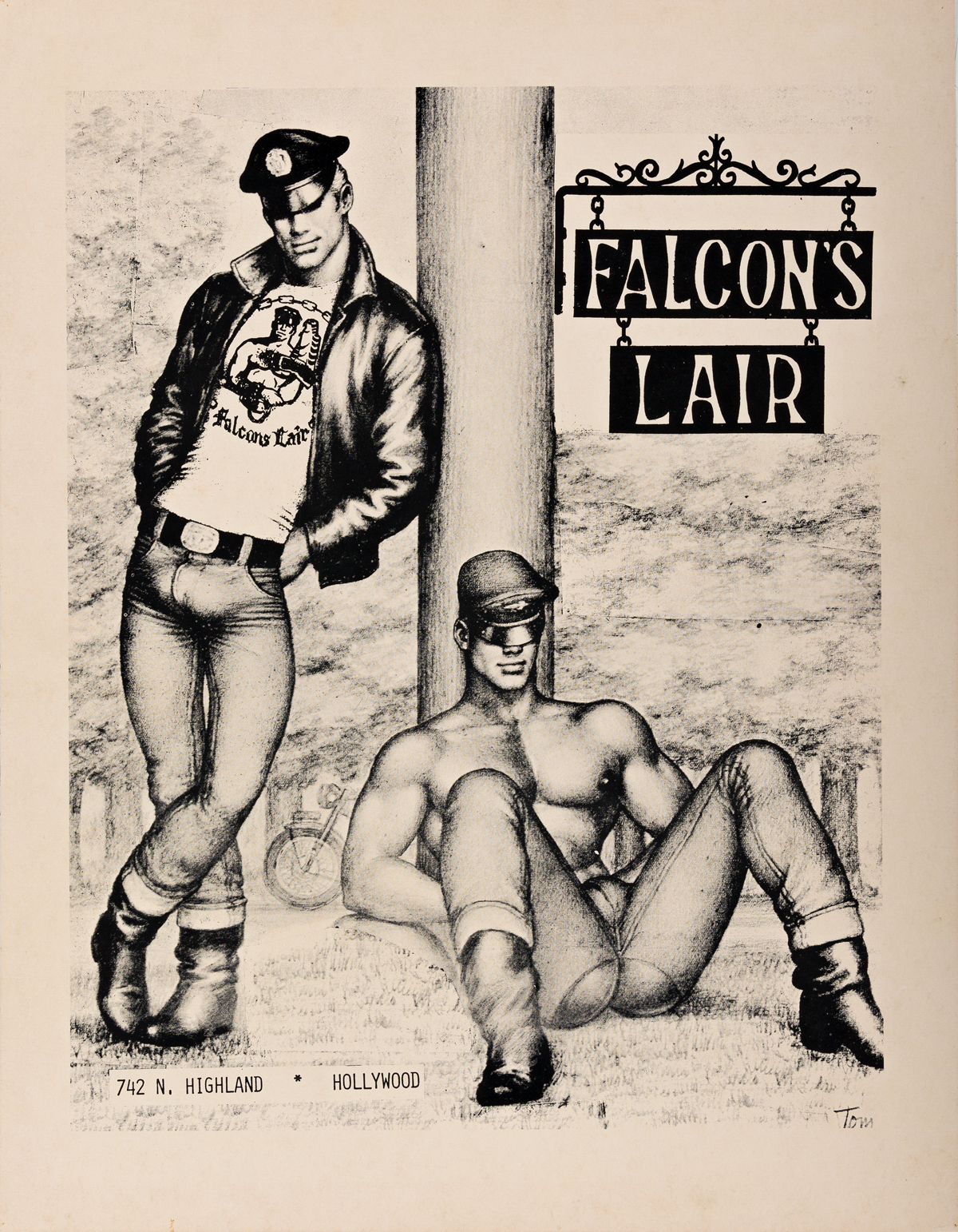 TOM OF FINLAND (TOUKO VALIO LAAKSONEN, 1920-1991) Falcons Lair.